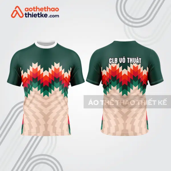 Mẫu thiết kế áo đồng phục t-shirt võ thuật vt105