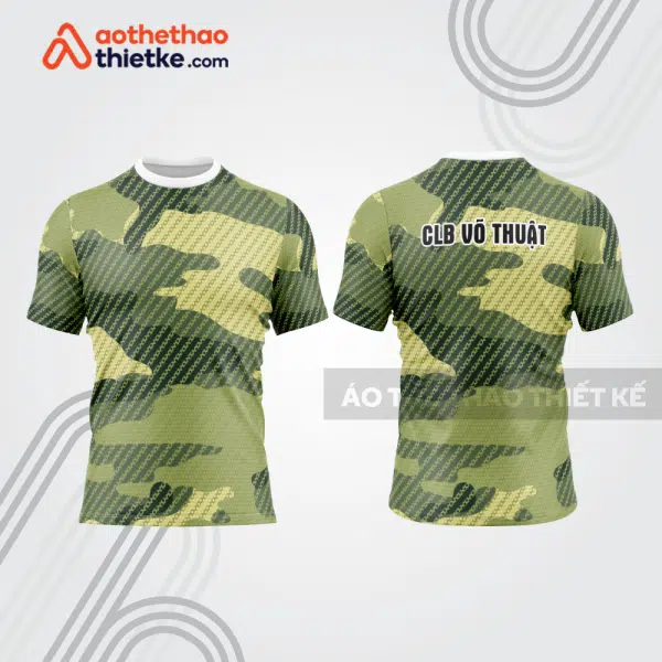 Mẫu thiết kế áo đồng phục t-shirt võ thuật vt106