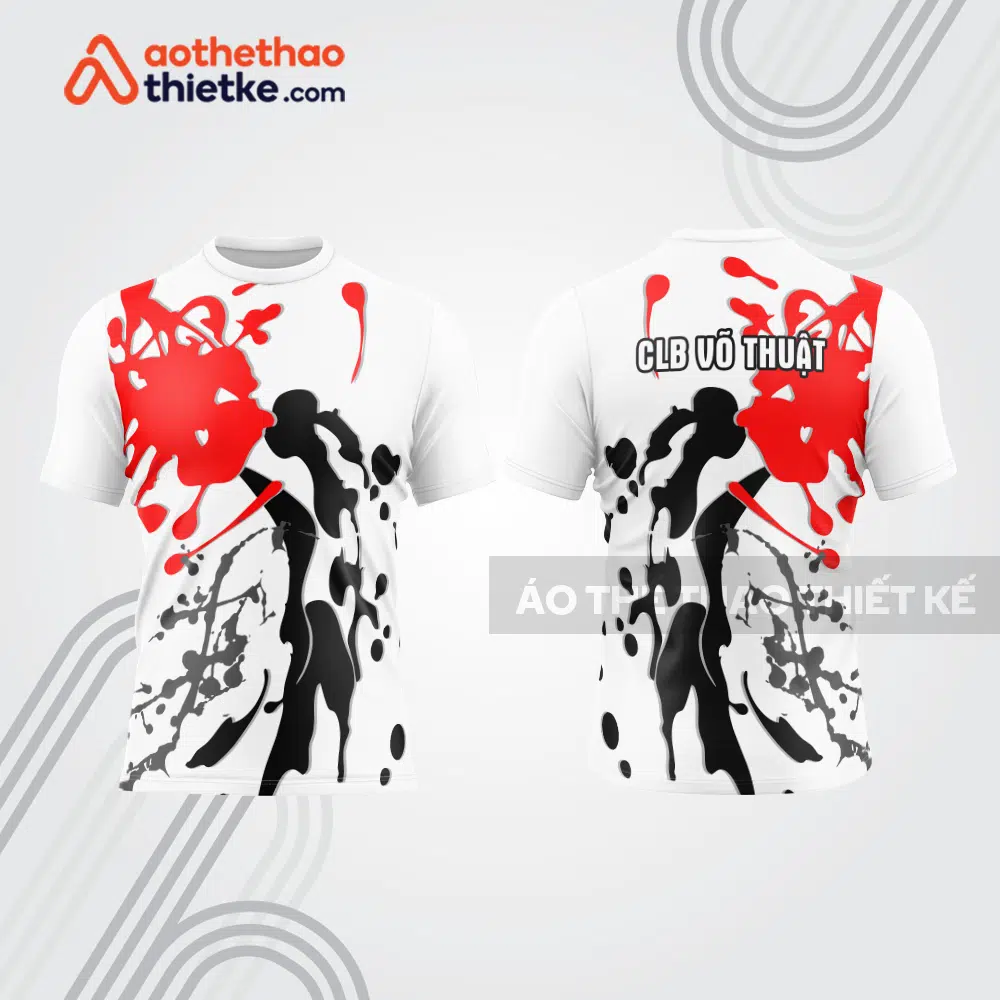 Mẫu thiết kế áo thun t-shirt võ thuật vt110
