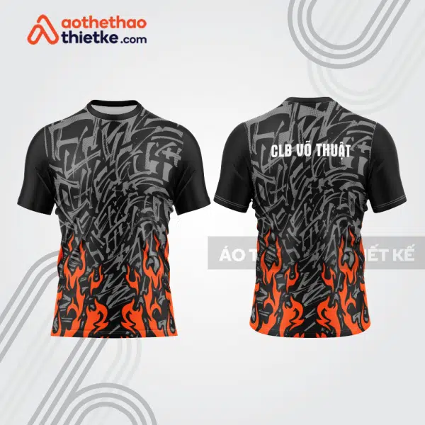 Mẫu thiết kế áo thun t-shirt võ thuật vt130