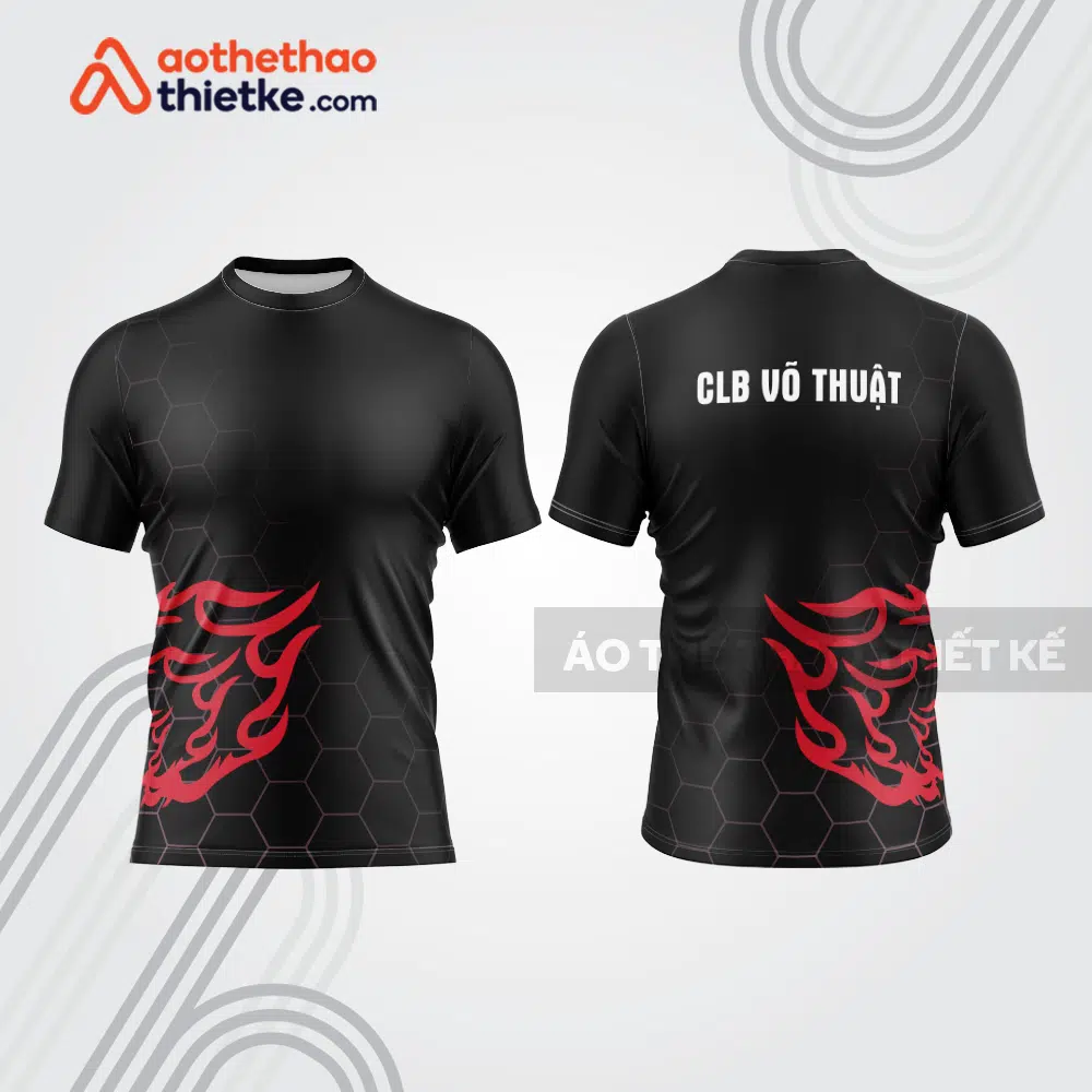 Mẫu thiết kế áo thun t-shirt võ thuật vt131