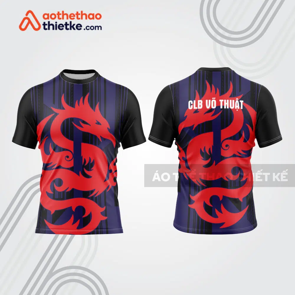 Mẫu thiết kế áo thun t-shirt võ thuật vt132