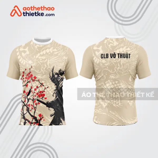 Mẫu thiết kế áo thun t-shirt võ thuật vt135