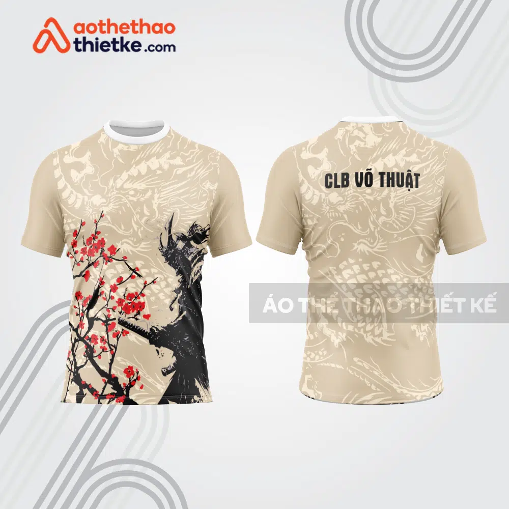 Mẫu thiết kế áo thun t-shirt võ thuật vt135
