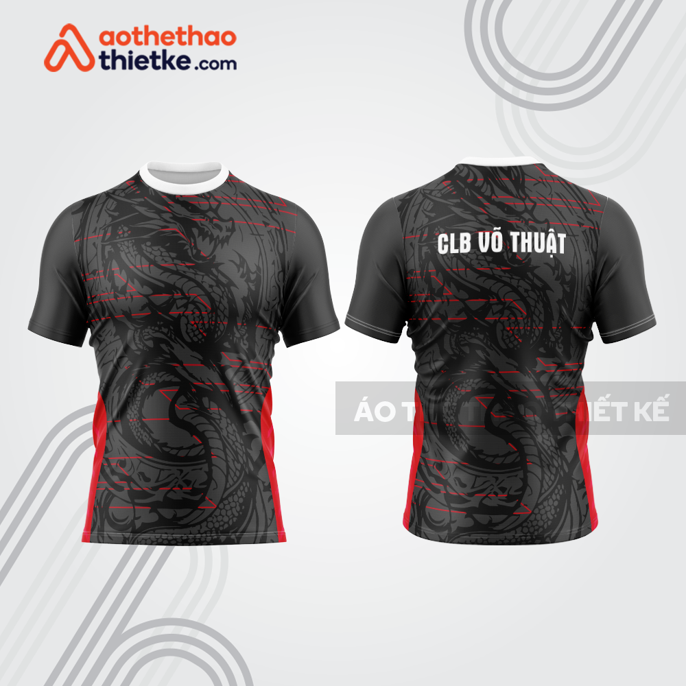 Mẫu thiết kế áo thun t-shirt võ thuật vt136