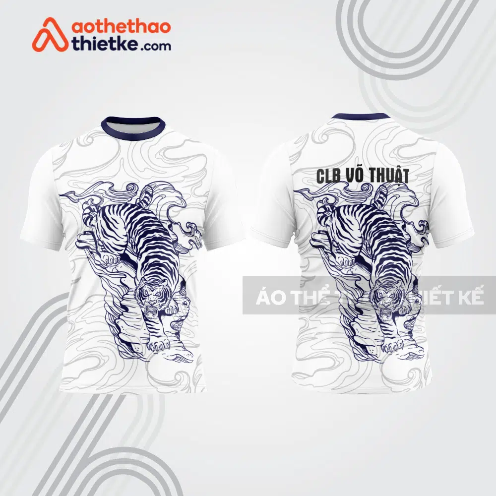 Mẫu thiết kế áo thun t-shirt võ thuật vt154