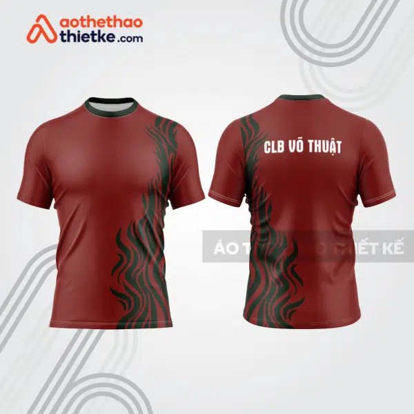Mẫu thiết kế áo thun t-shirt võ thuật vt156