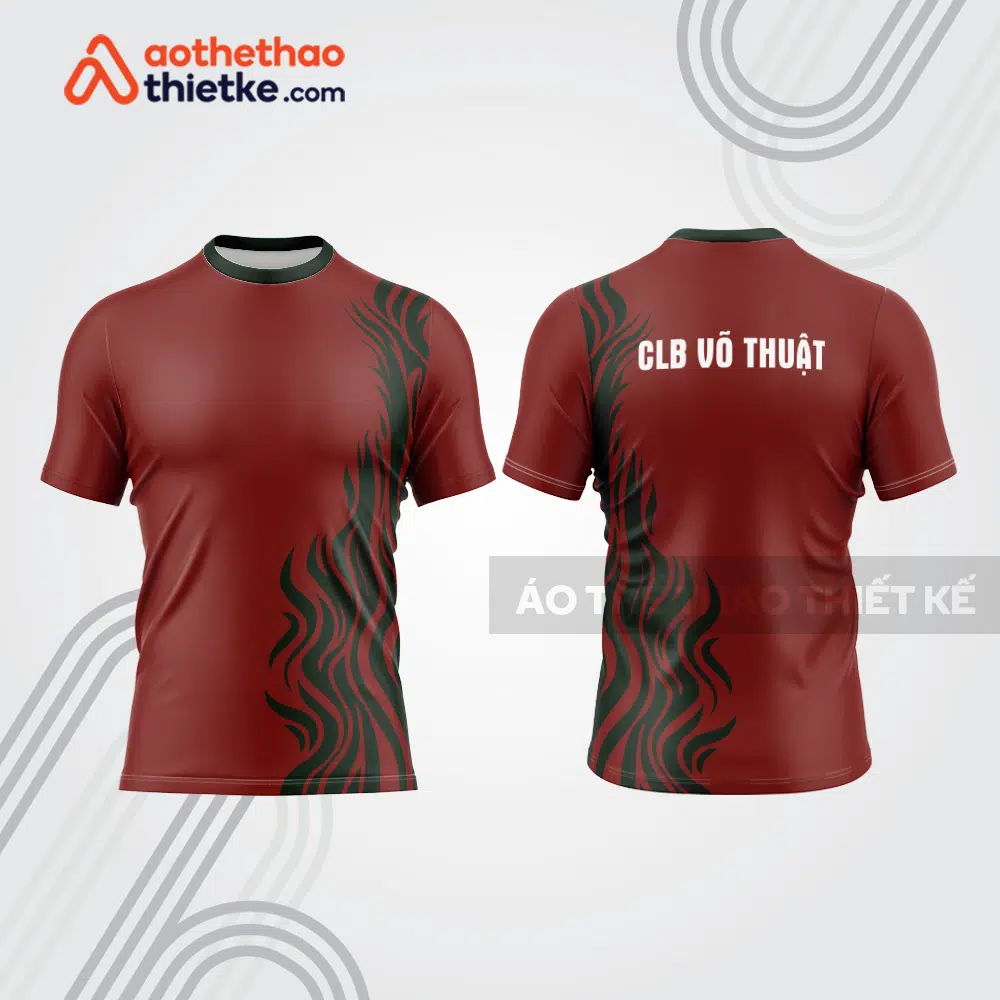 Mẫu thiết kế áo thun t-shirt võ thuật vt156