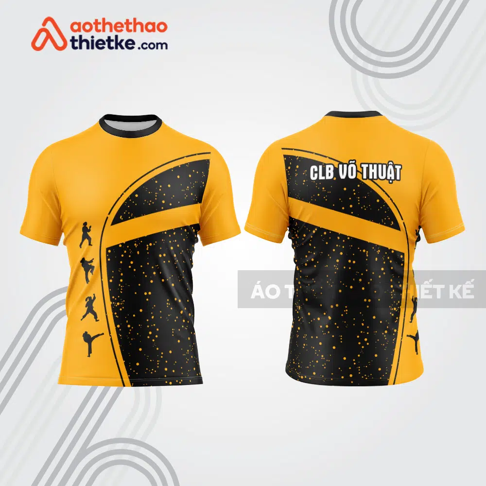 Mẫu thiết kế áo thun t-shirt võ thuật vt162