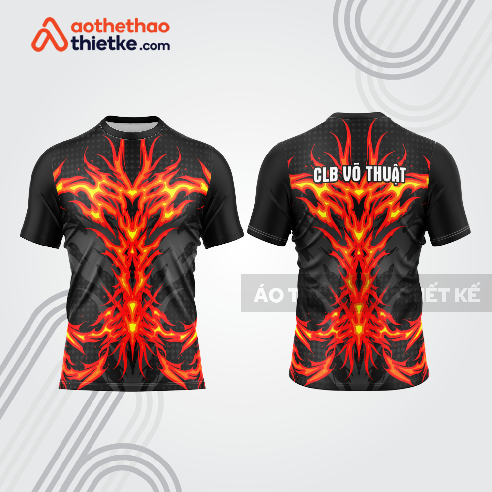 Mẫu thiết kế áo t-shirt võ thuật vt67