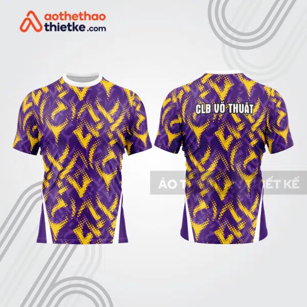 Mẫu thiết kế áo t-shirt võ thuật vt71