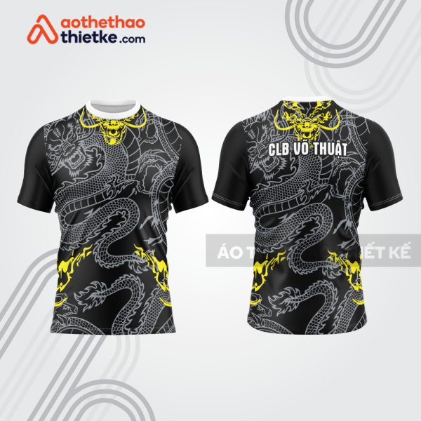 Mẫu thiết kế áo đồng phục t-shirt võ thuật vt77