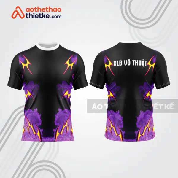 Mẫu thiết kế áo đồng phục t-shirt võ thuật vt79