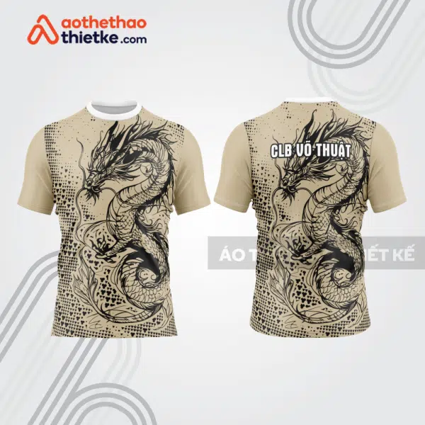 Mẫu thiết kế áo đồng phục t-shirt võ thuật vt81