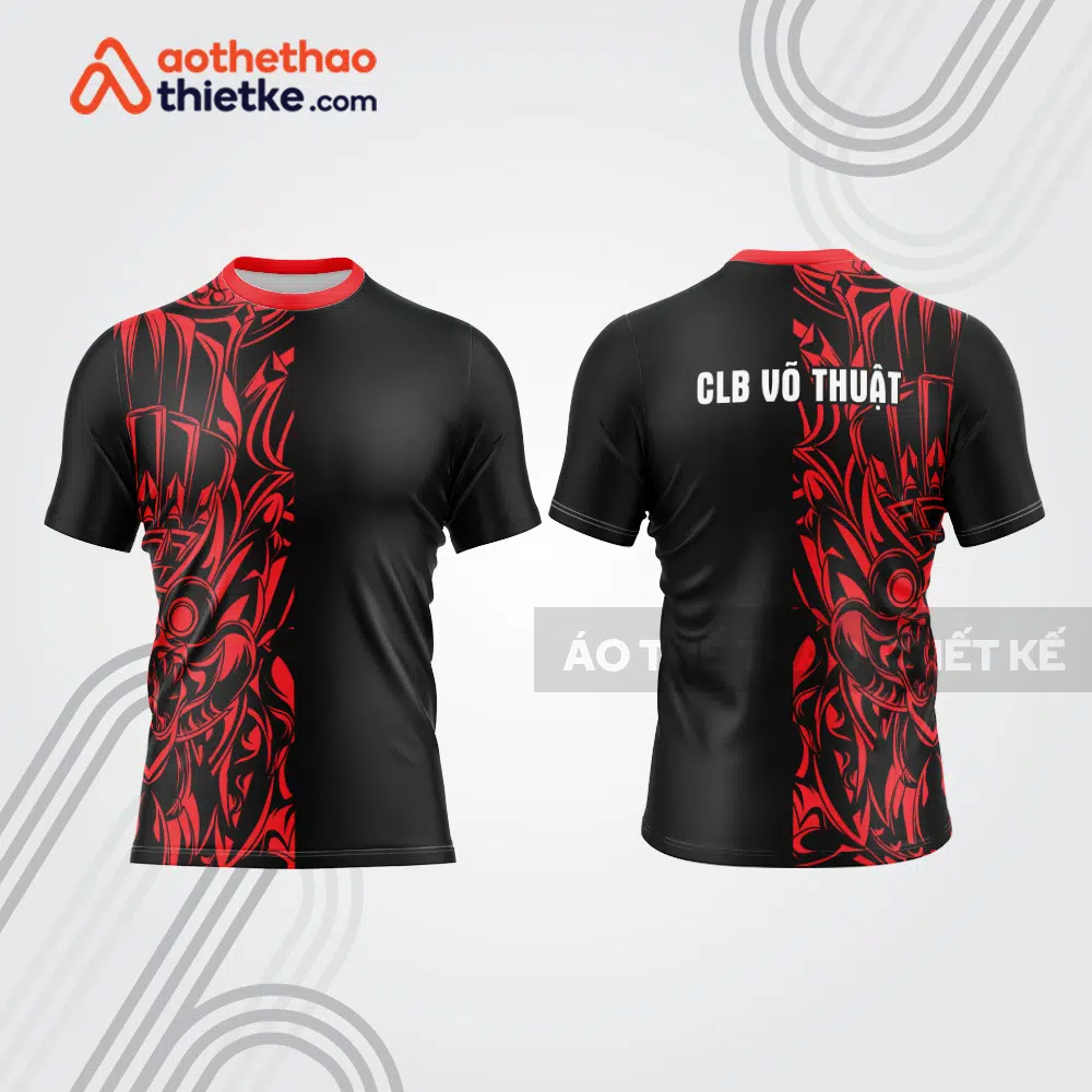 Mẫu thiết kế áo đồng phục t-shirt võ thuật vt82