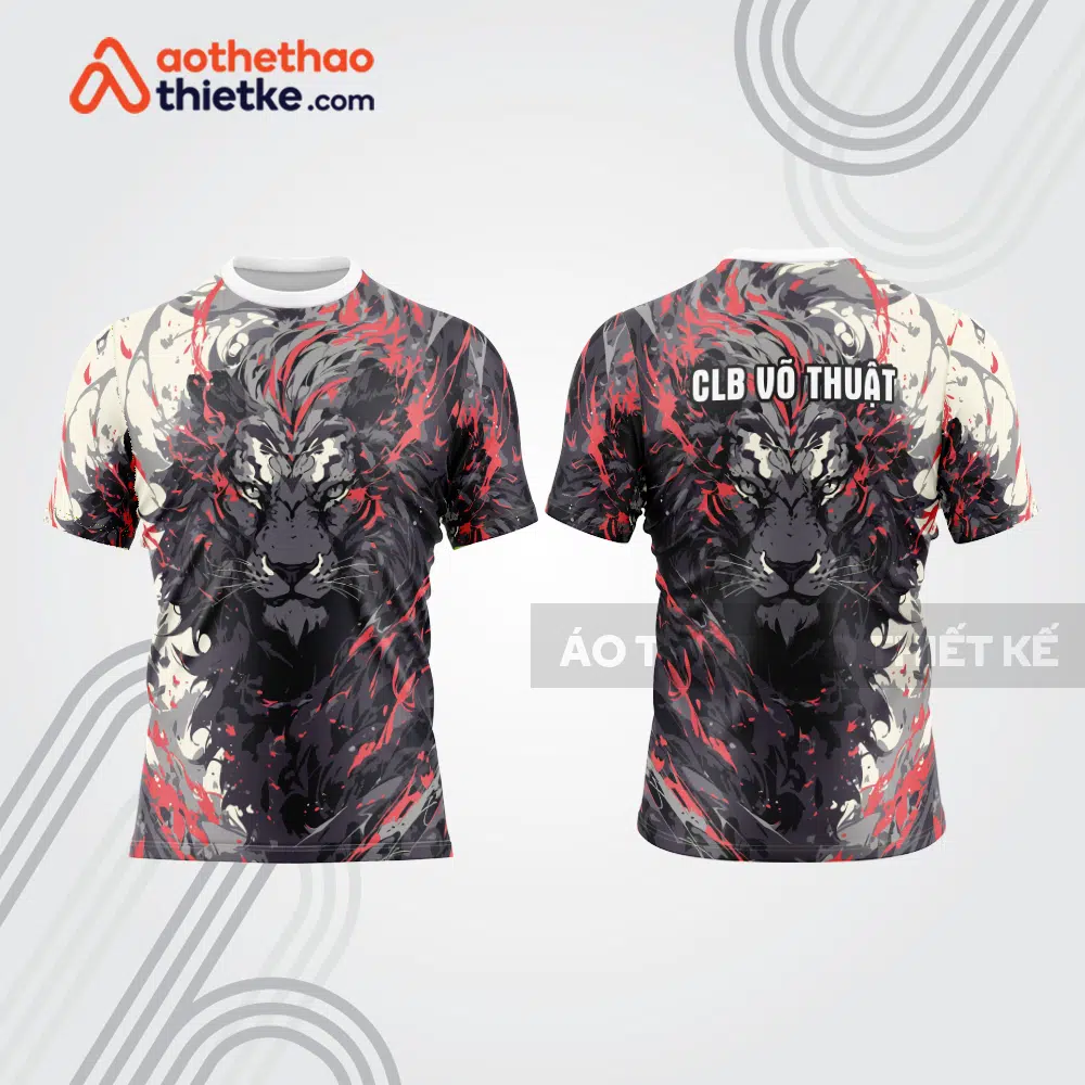 Mẫu thiết kế áo đồng phục t-shirt võ thuật vt85