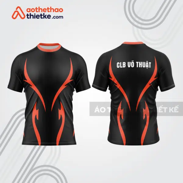Mẫu thiết kế áo đồng phục t-shirt võ thuật vt87