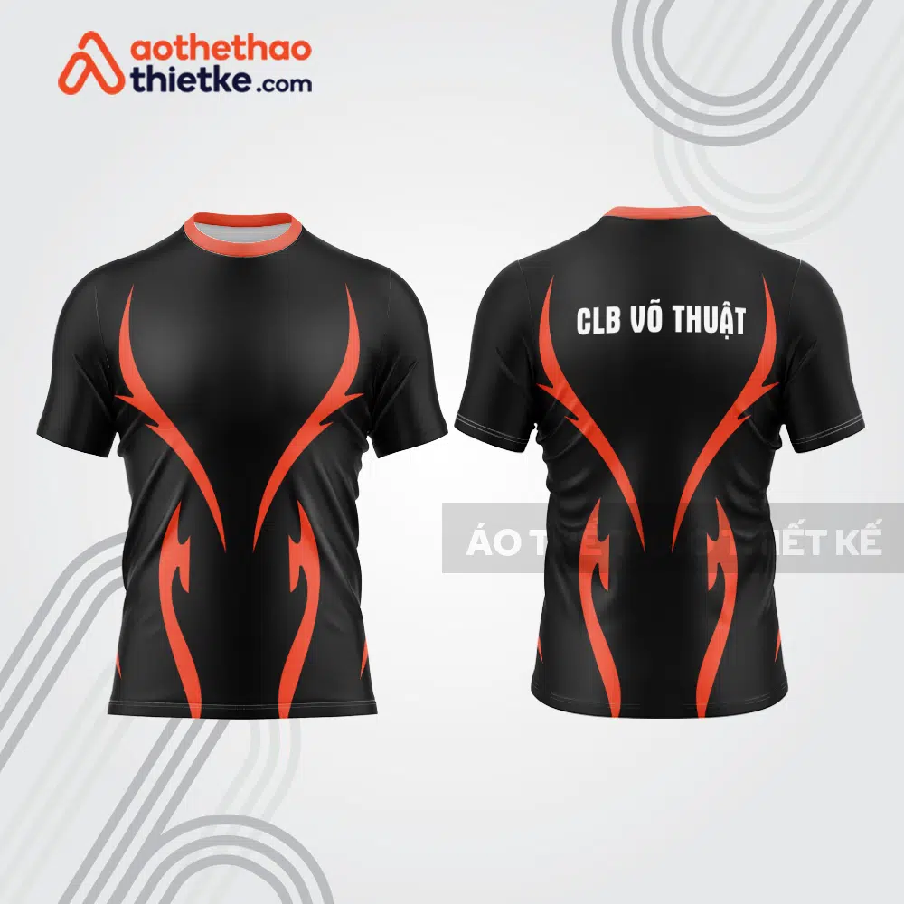 Mẫu thiết kế áo đồng phục t-shirt võ thuật vt87