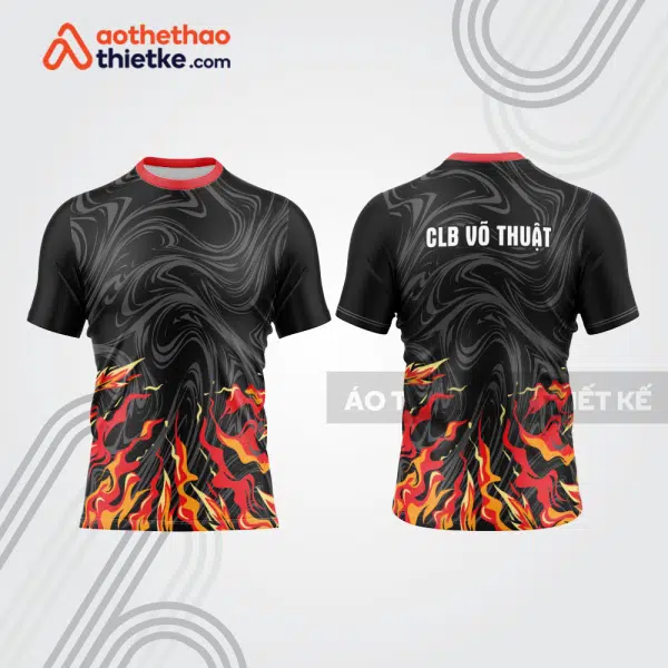 Mẫu thiết kế áo đồng phục t-shirt võ thuật vt88