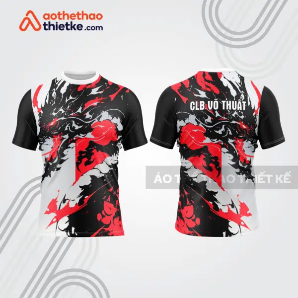 Mẫu thiết kế áo đồng phục t-shirt võ thuật vt90
