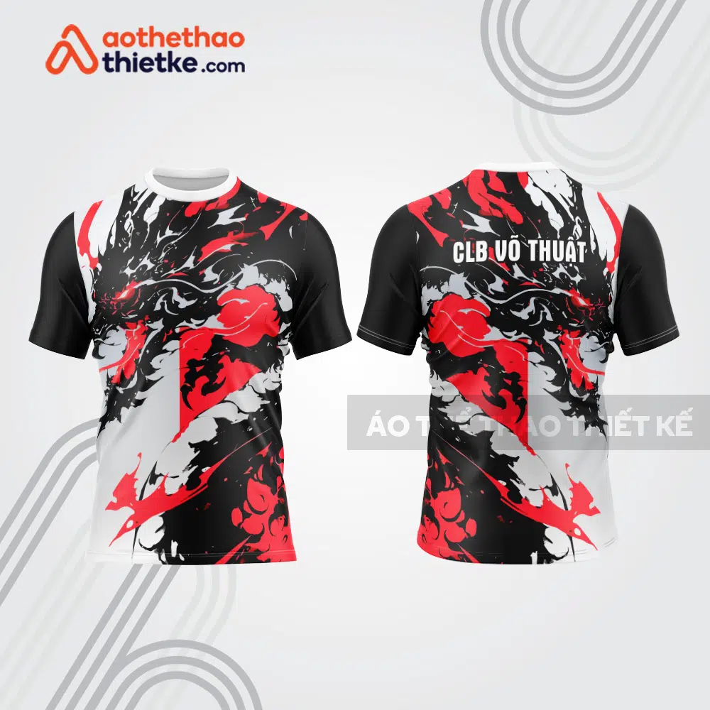 Mẫu thiết kế áo đồng phục t-shirt võ thuật vt90