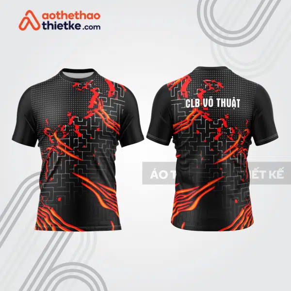 Mẫu thiết kế áo đồng phục t-shirt võ thuật vt95