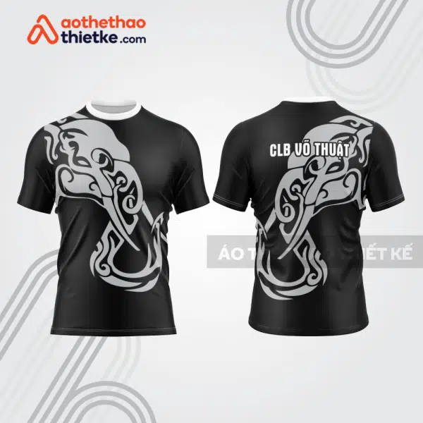 Mẫu thiết kế áo đồng phục t-shirt võ thuật vt96