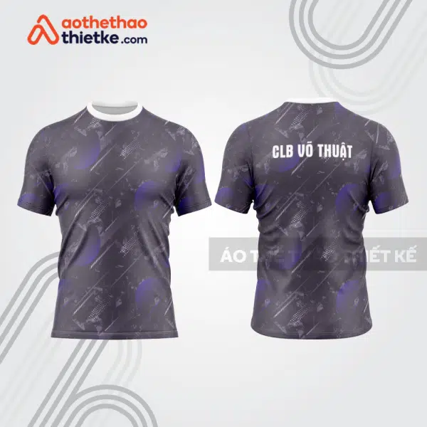 Mẫu thiết kế áo đồng phục t-shirt võ thuật vt98
