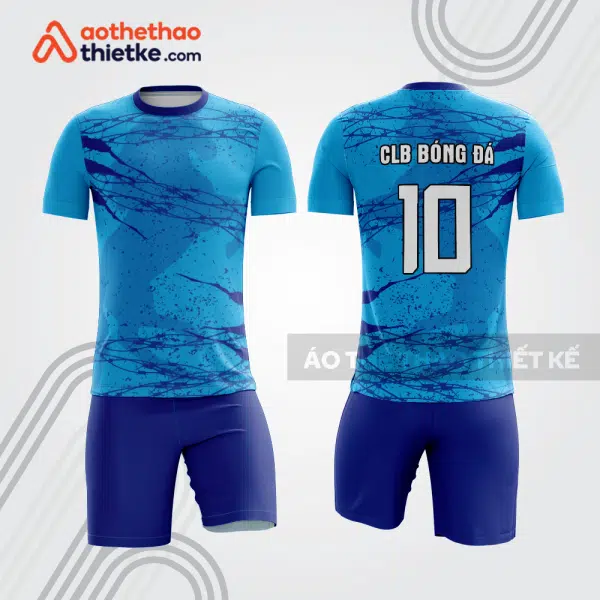 Bộ quần áo bóng đá xanh cyan bda103
