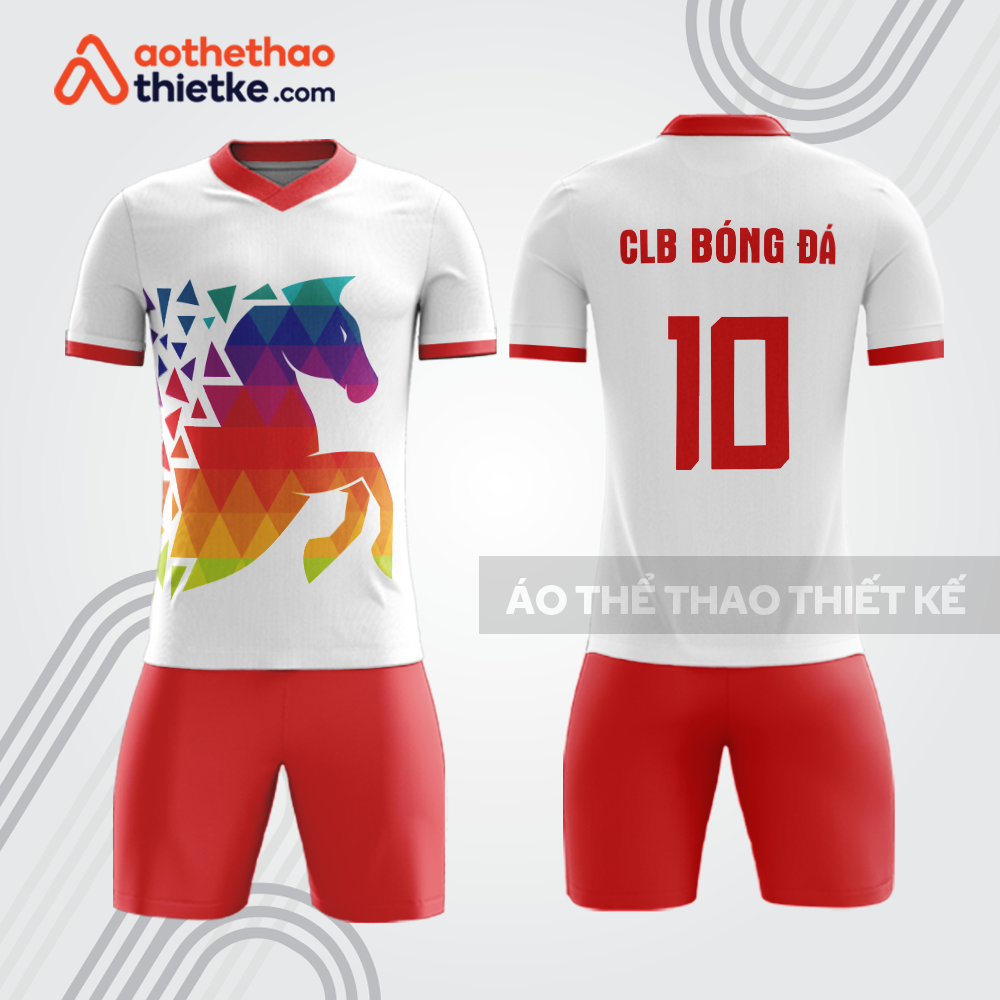 Mẫu thiết kế quần áo bóng đá linh vật ngựa tuổi ngọ kế đẹp bda127
