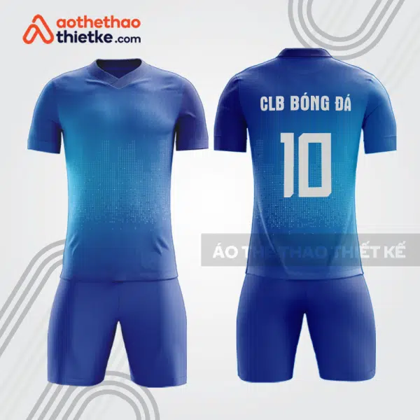 Bộ quần áo bóng đá xanh dương BDE57
