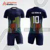 Bộ quần áo bóng đá doanh nghiệp địa ốc bde97 màu xanh navy