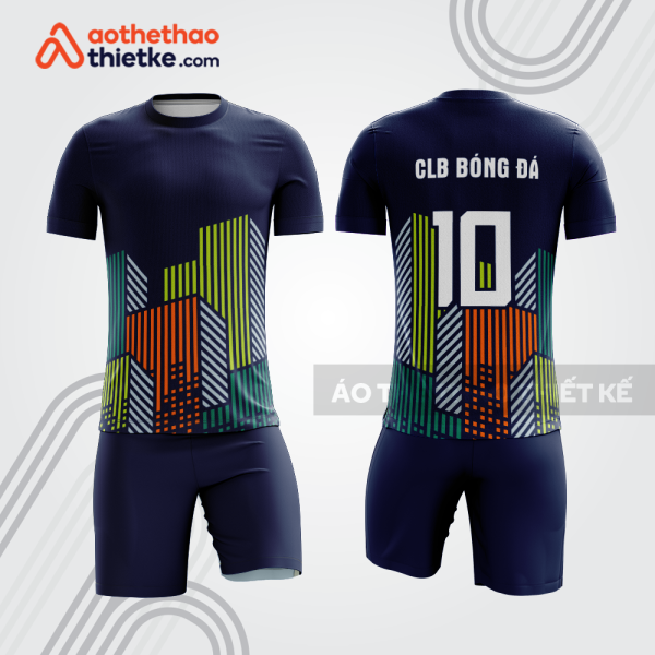 Bộ quần áo bóng đá doanh nghiệp địa ốc bde97 màu xanh navy