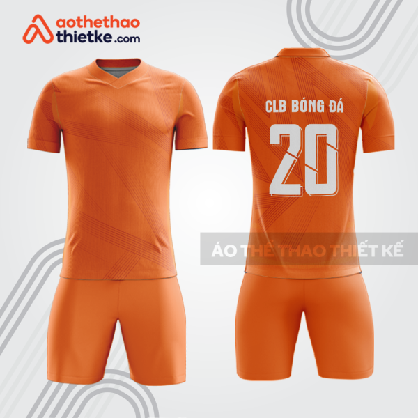 Bộ thể thao bóng đá màu cam mẫu bdb1045