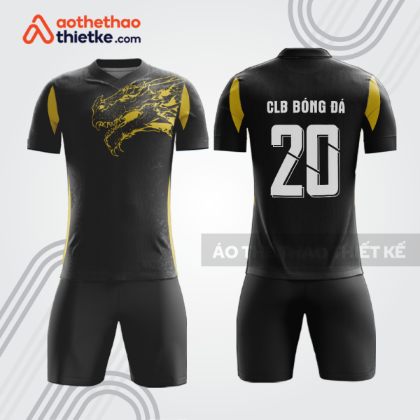 Bộ thể thao bóng đá đen vàng bdb1095