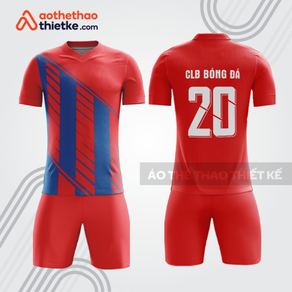 Bộ thể thao bóng đá đỏ xanh bdb1102