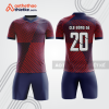 Bộ thể thao bóng đá bdb1105 navy họa tiết đỏ
