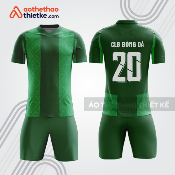 Bộ đồ bóng đá xanh lá bdb1118 cho câu lạc bộ