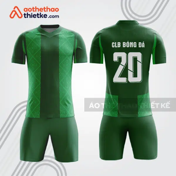 Bộ đồ bóng đá xanh lá bdb1118 cho câu lạc bộ