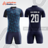 Bộ quần áo bóng đá xanh navy họa tiết cyan bdb1136