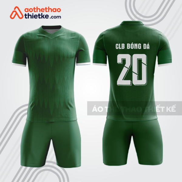 Bộ đồ bóng đá màu xanh bdb1151 gồm áo và quần