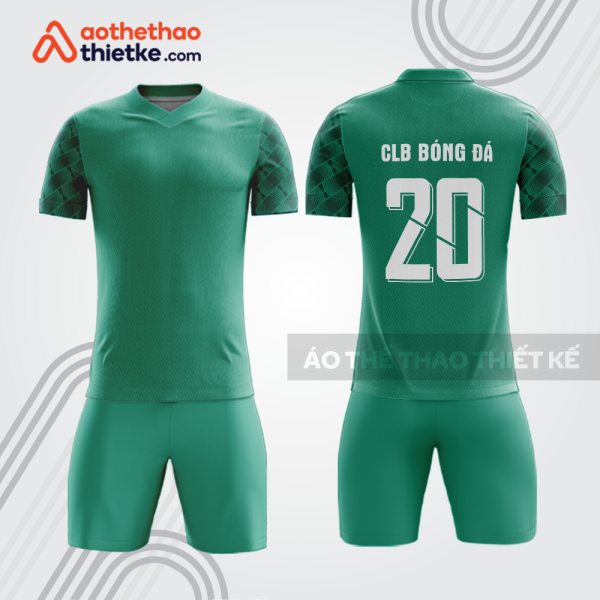 Bộ đồ bóng đá màu xanh ngọc bdb1155 cho CLB