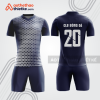 Bộ đồ bóng đá xanh navy trắng bdb1169 họa tiết chấm