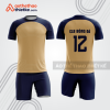 Bộ quần áo bóng đá bdb1185 phối vàng cát xanh navy