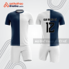 Bộ đồ bóng đá bdb1201 trắng xanh navy