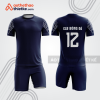 Bộ đồ bóng đá navy bdb1221 có họa tiết cánh trắng và số 12 sau lưng