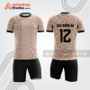Bộ đồ bóng đá bdb1222 màu beige họa tiết camo quần đen
