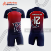 Bộ đồ bóng đá bdb1242 màu đỏ navy cho CLB