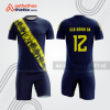 Bộ quần áo bóng đá xanh navy vàng bdb499
