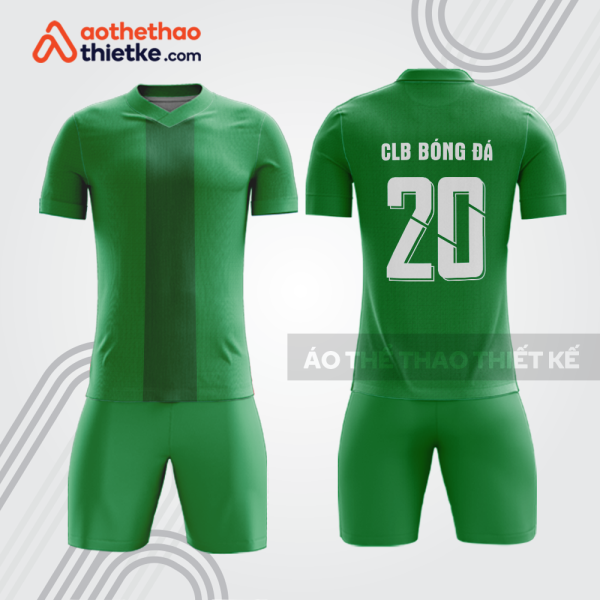 Bộ thể thao đá banh màu xanh mẫu bdb913